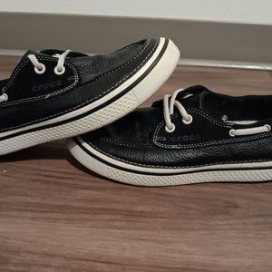Men's croc boat shoes